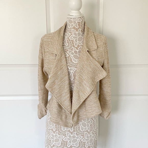 dolan Jackets & Blazers - Dolan Tan Blazer BY ANTHROPOLOGIE